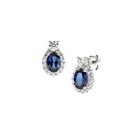 Pendientes Amen Mujer Madame in Plata Zircone EMADBBBLZ